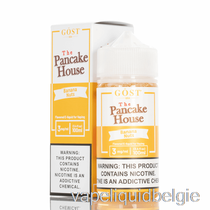 Vape België Bananennoten - Het Pannenkoekenhuis - Gost Vapor - 100ml 0mg